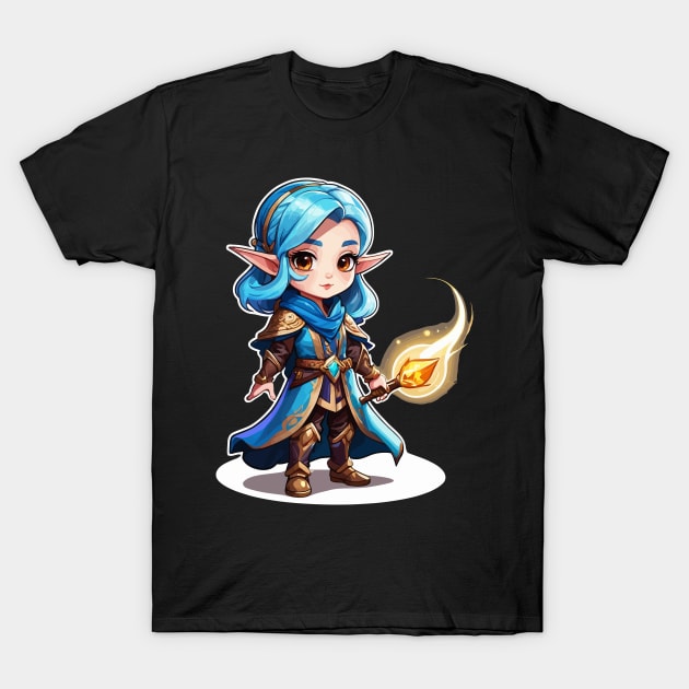 Mage Fantasy Illustration T-Shirt by FluffigerSchuh